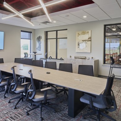 New office furniture installation