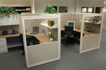 Refurbished Cubicles in Milwaukee Office
