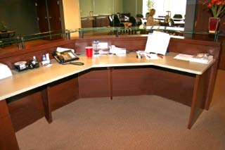 Office Furniture for Waukesha Business Transforms Reception Area