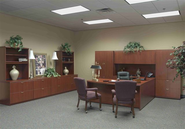 Private Office Furniture for Kenosha Business Helped Update The Company's Dated Look